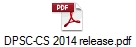 DPSC-CS 2014 release.pdf